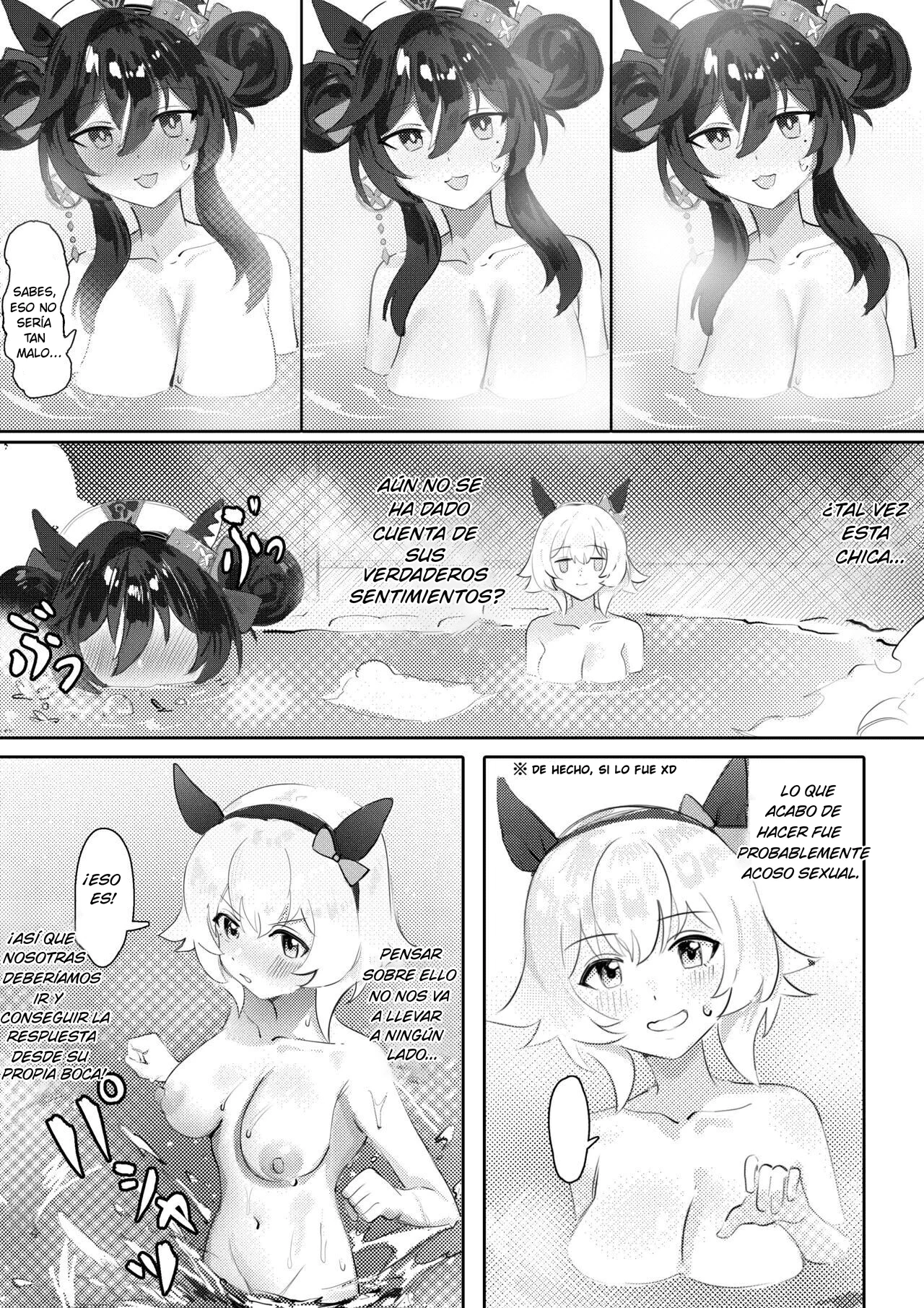 Imouto to Imouto to Onsen｜Onsen con Hermana y Hermana page 9 full
