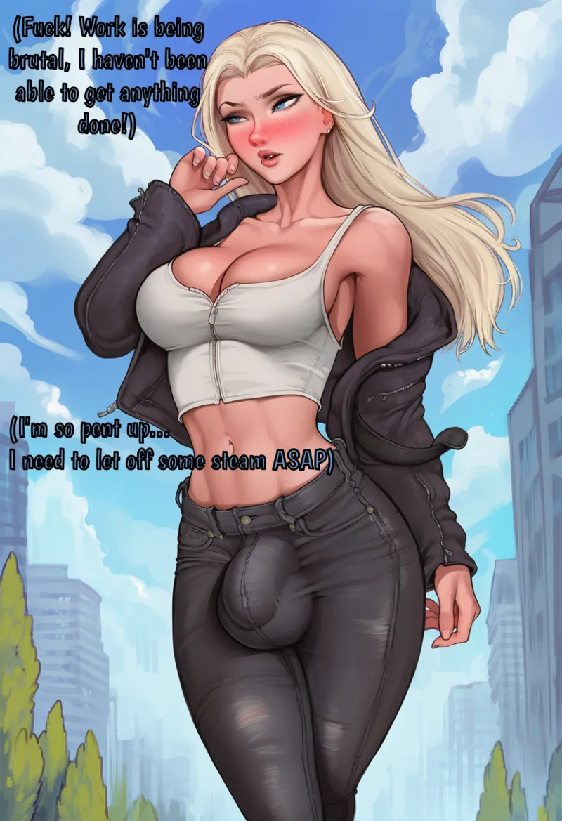 Futa x Femboy Blowing off steam page 1 full