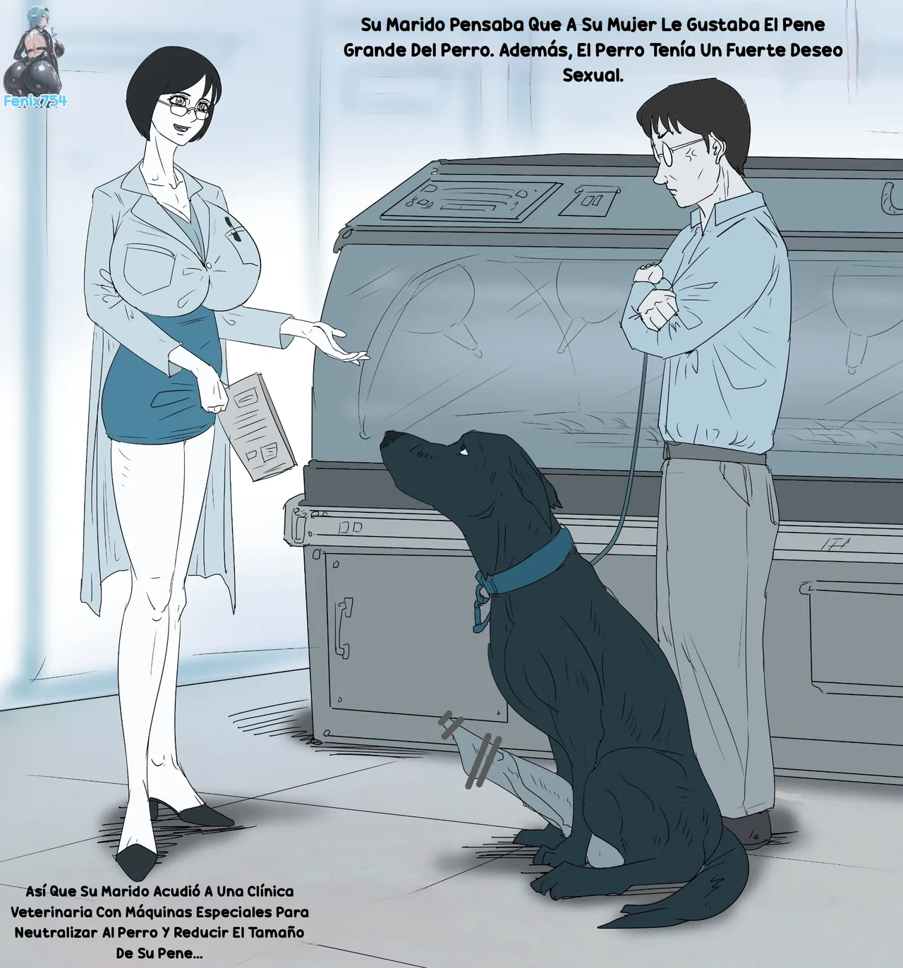 Female Big Breasts x Dog page 1 full