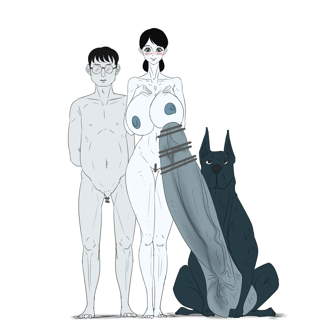 Female Big Breasts x Dog page 5 full