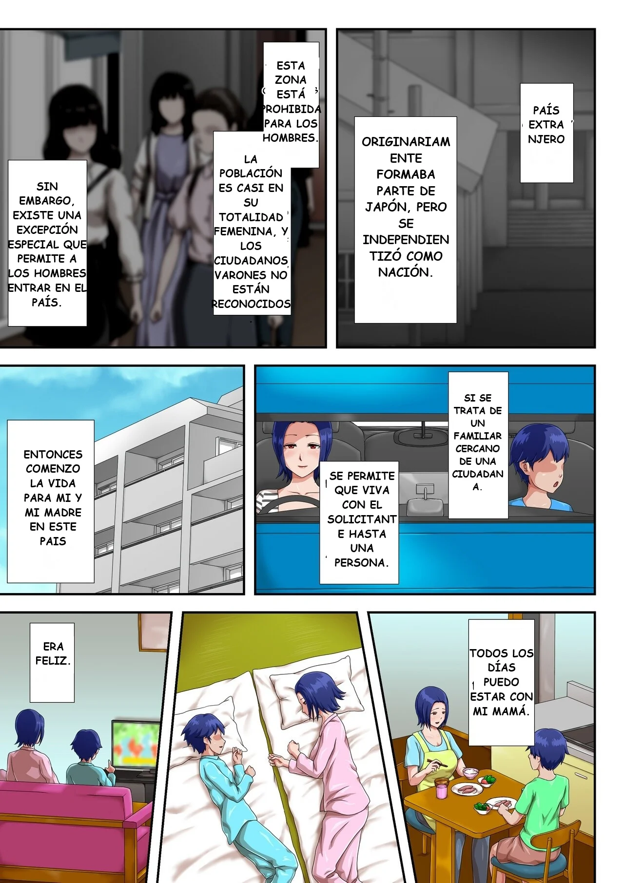 Boshi Koubi Shinai to Sumenai Tokoro｜Un Lugar donde no Puedes Vivir a Menos que Tengas Relaciones Sexuales con tu Madre page 8 full