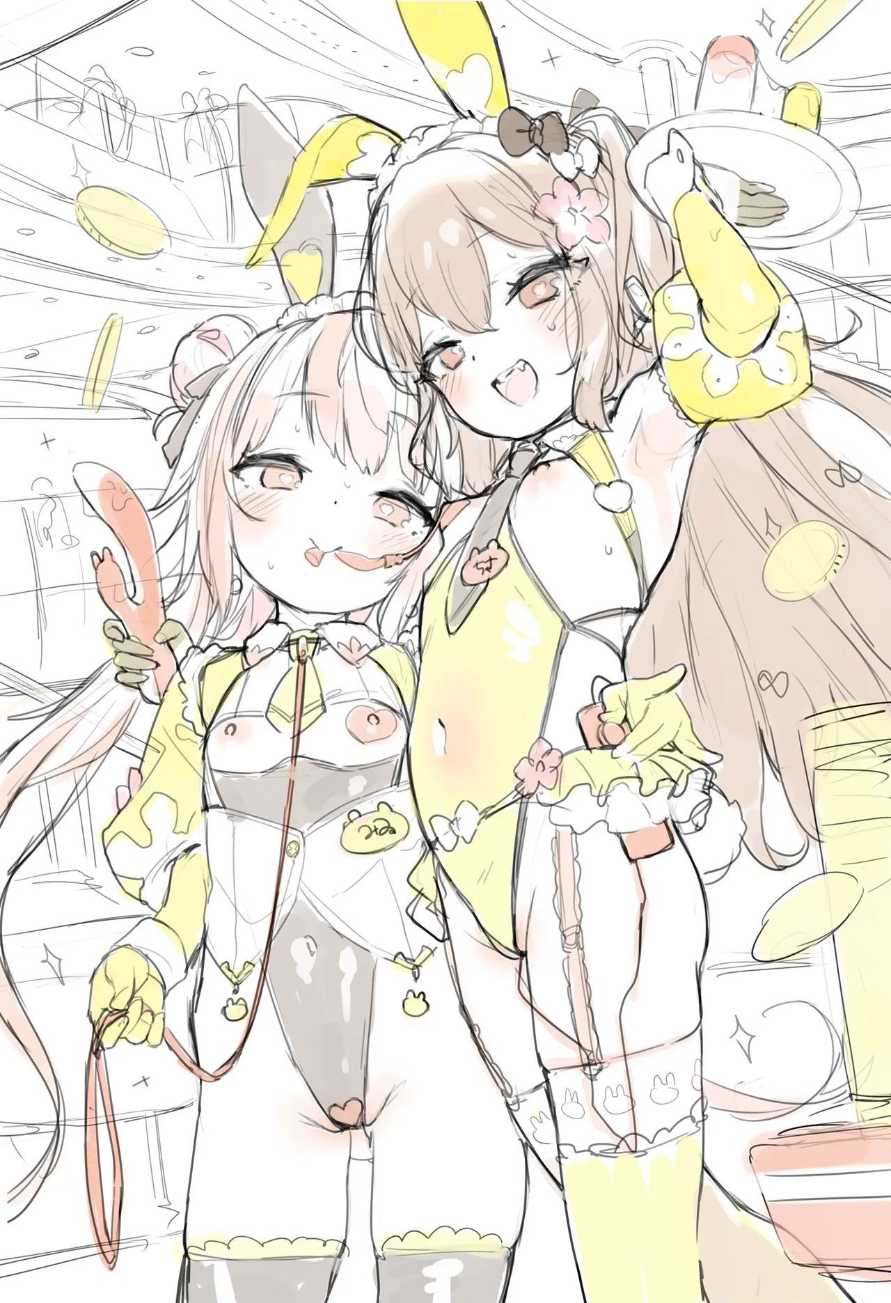 イエローバニーちゃんたちのVIP接客👯‍♀️🐰💛 page 5 full