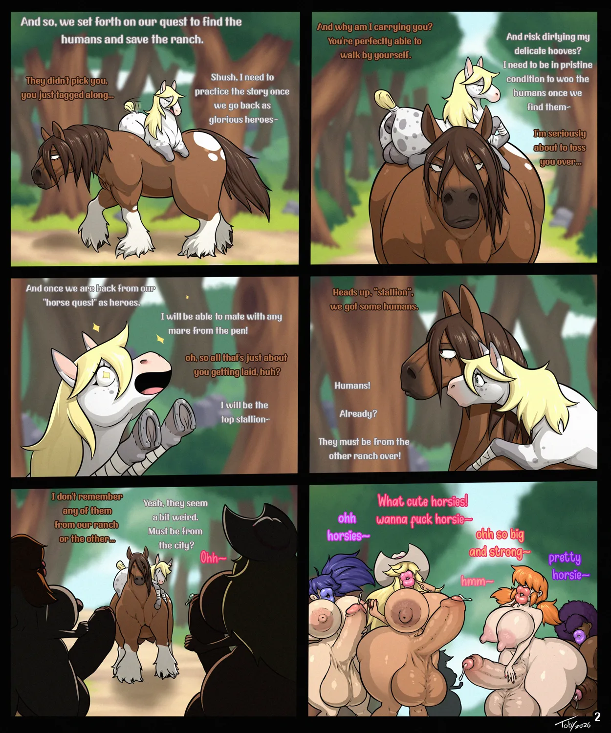 Horses vs Bimbos page 2 full