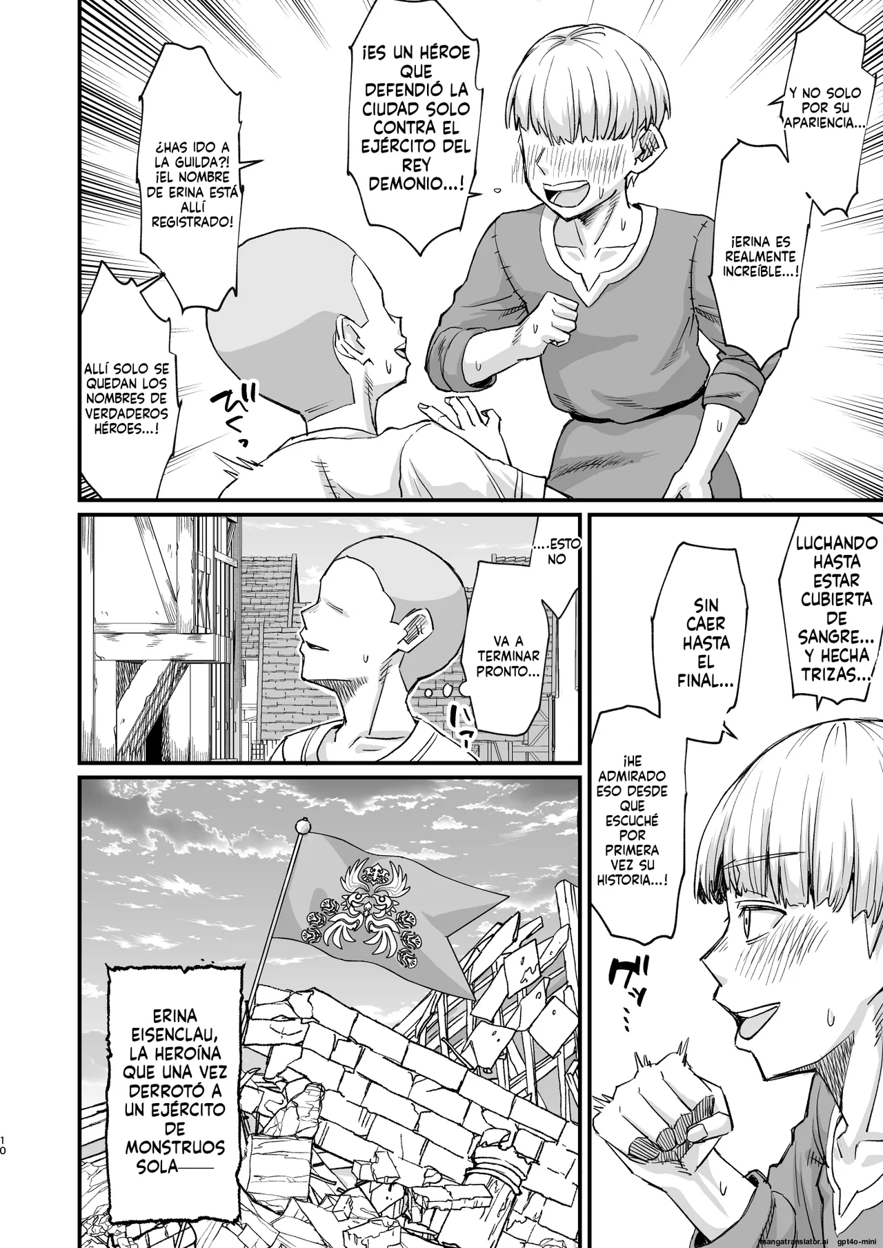 Katsute Eiyu datta Onna Tachihe｜La Mujer que Alguna Vez Fue una Heroína page 10 full