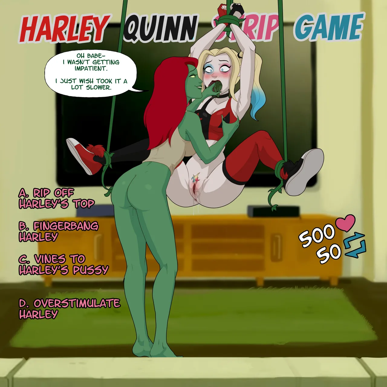 Harley Quinn Strip Game page 4 full