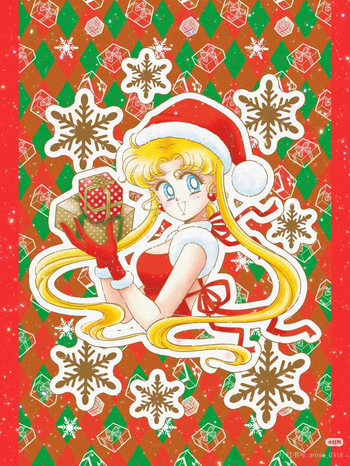 Sailor moon art compilation cover