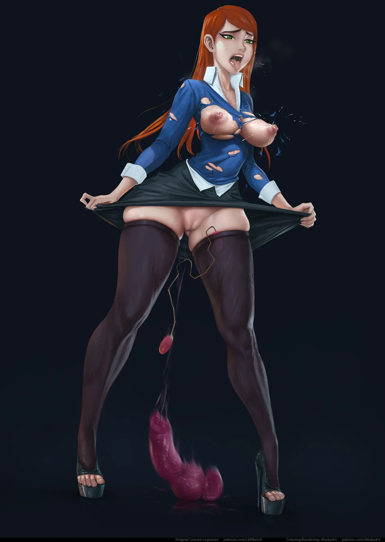 Gwen Tennyson Pinup page 6 full