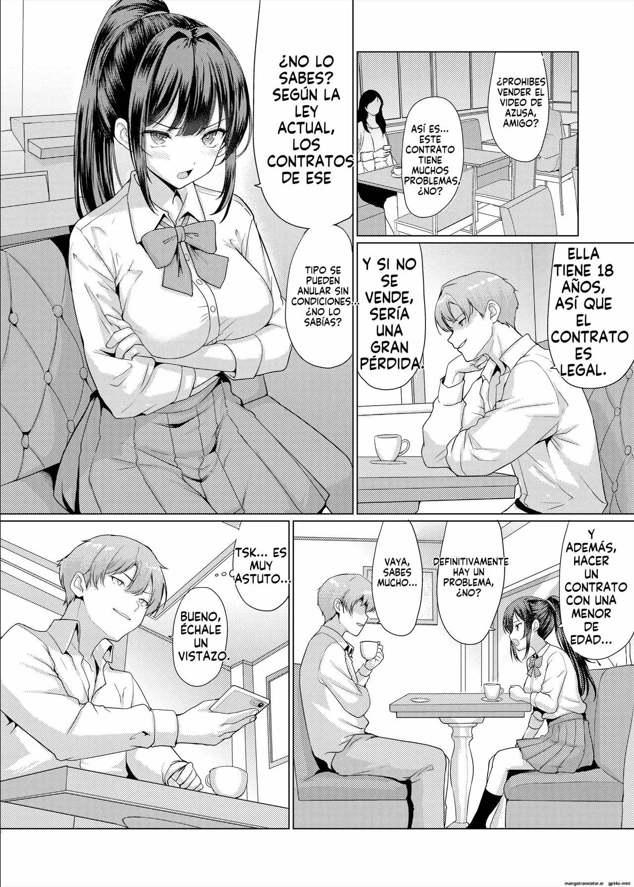 Omae Chotto Ossan to Papakatsu shite Koi｜Después de Estar con un Ojisan, me Empezó a Gustar page 6 full