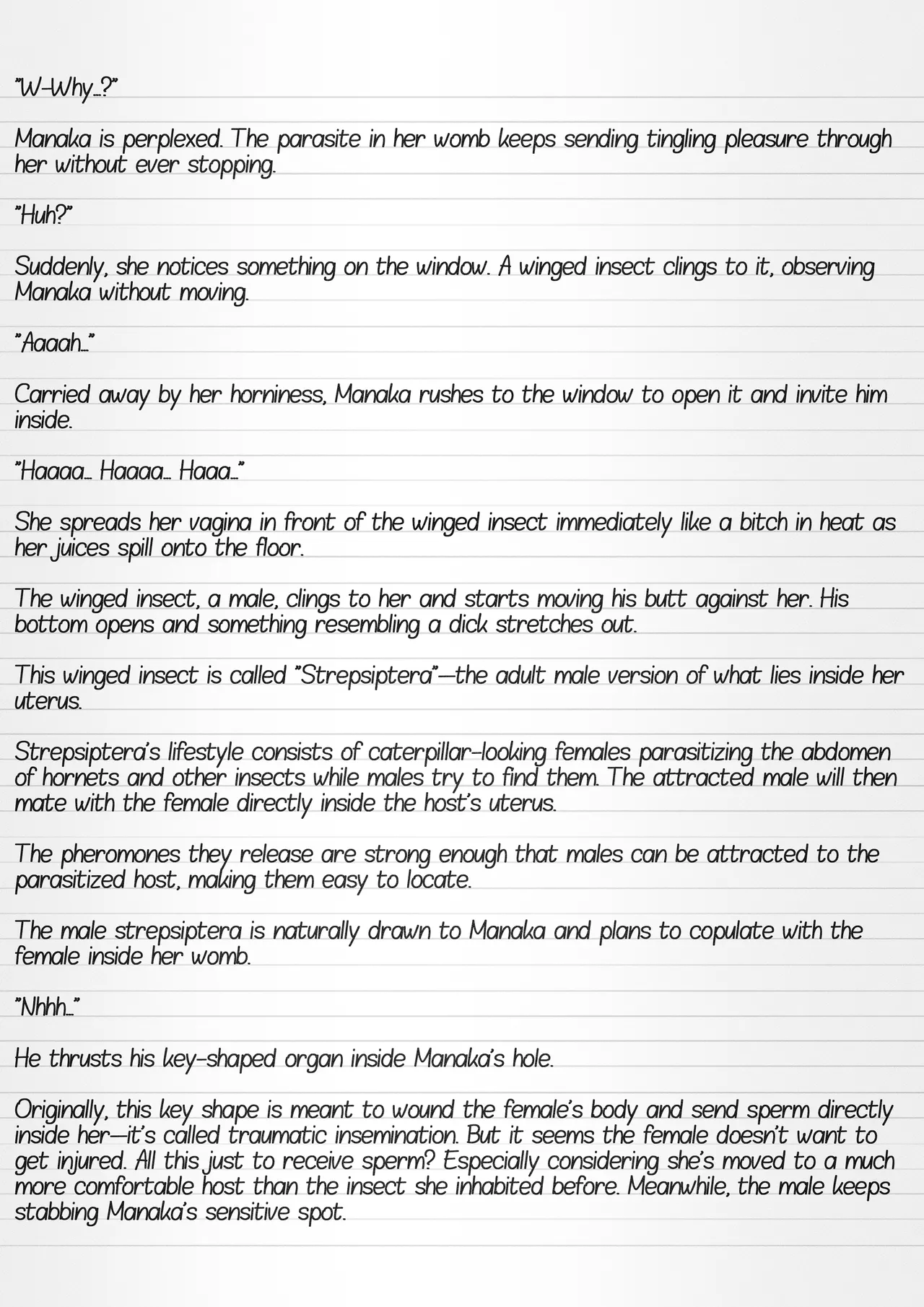 Misuke's Short Stories #31 - Strepsiptera Sex page 7 full