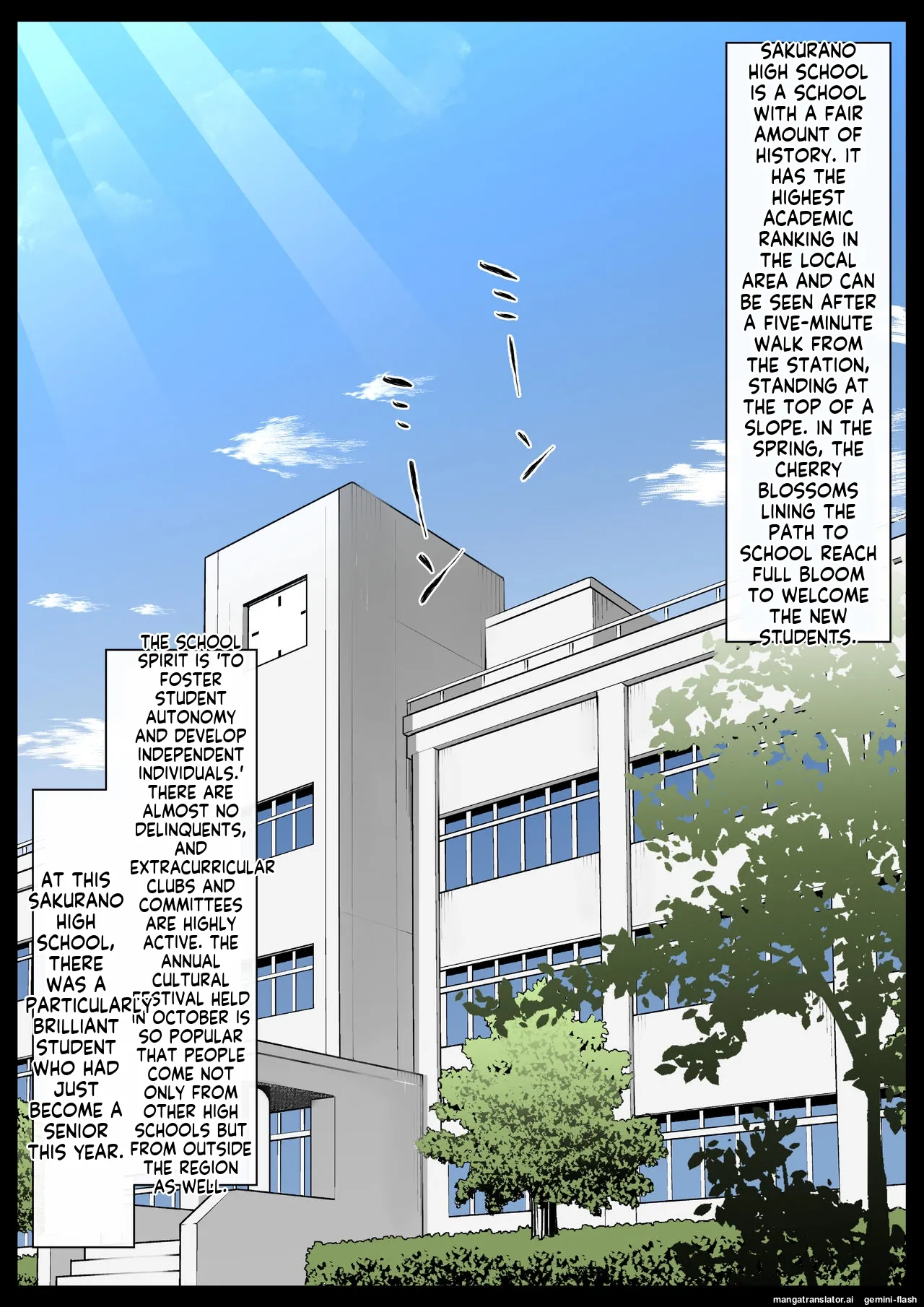 Gakkou Jiman no Bishoujo Seitokaichou o Seibyou Mochi no OwaCon Onna ni Otosu Hanashi 1 page 1 full