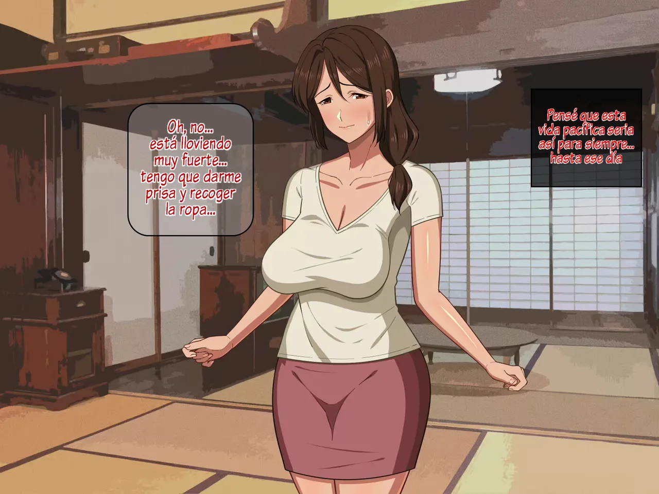 Amayakashi Okaa-san wa Musuko ni Oshietai page 3 full