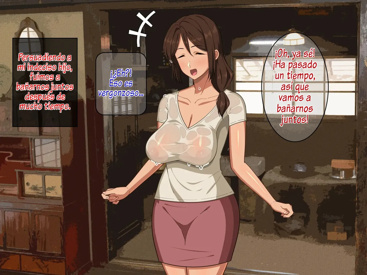 Amayakashi Okaa-san wa Musuko ni Oshietai page 7 full
