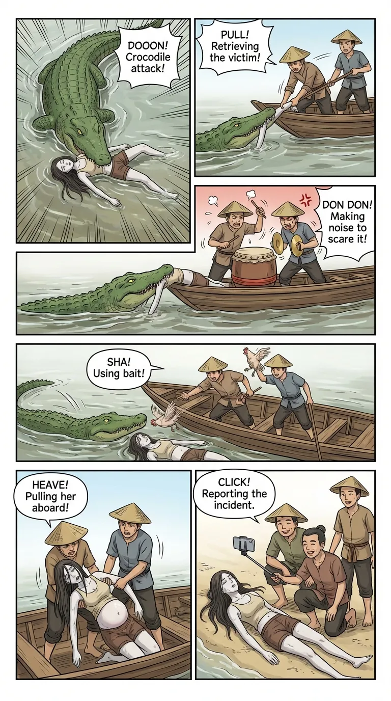 Safety Poster 4: Crocodile Victim Recovery page 8 full