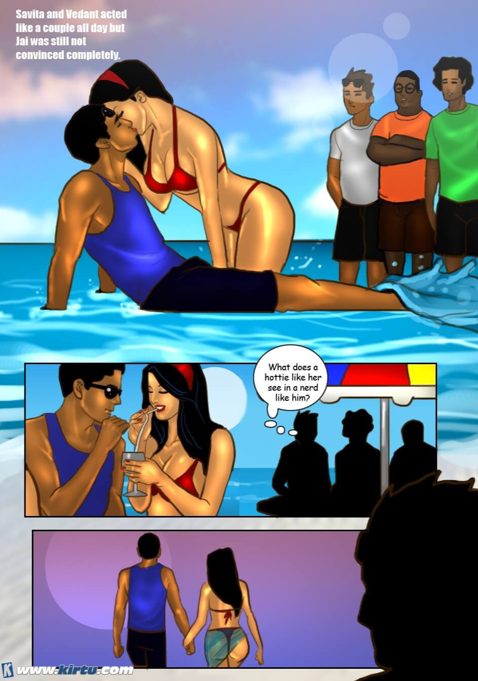 Savita Bhabhi Episode 33 Sexy Summer Beach page 10 full
