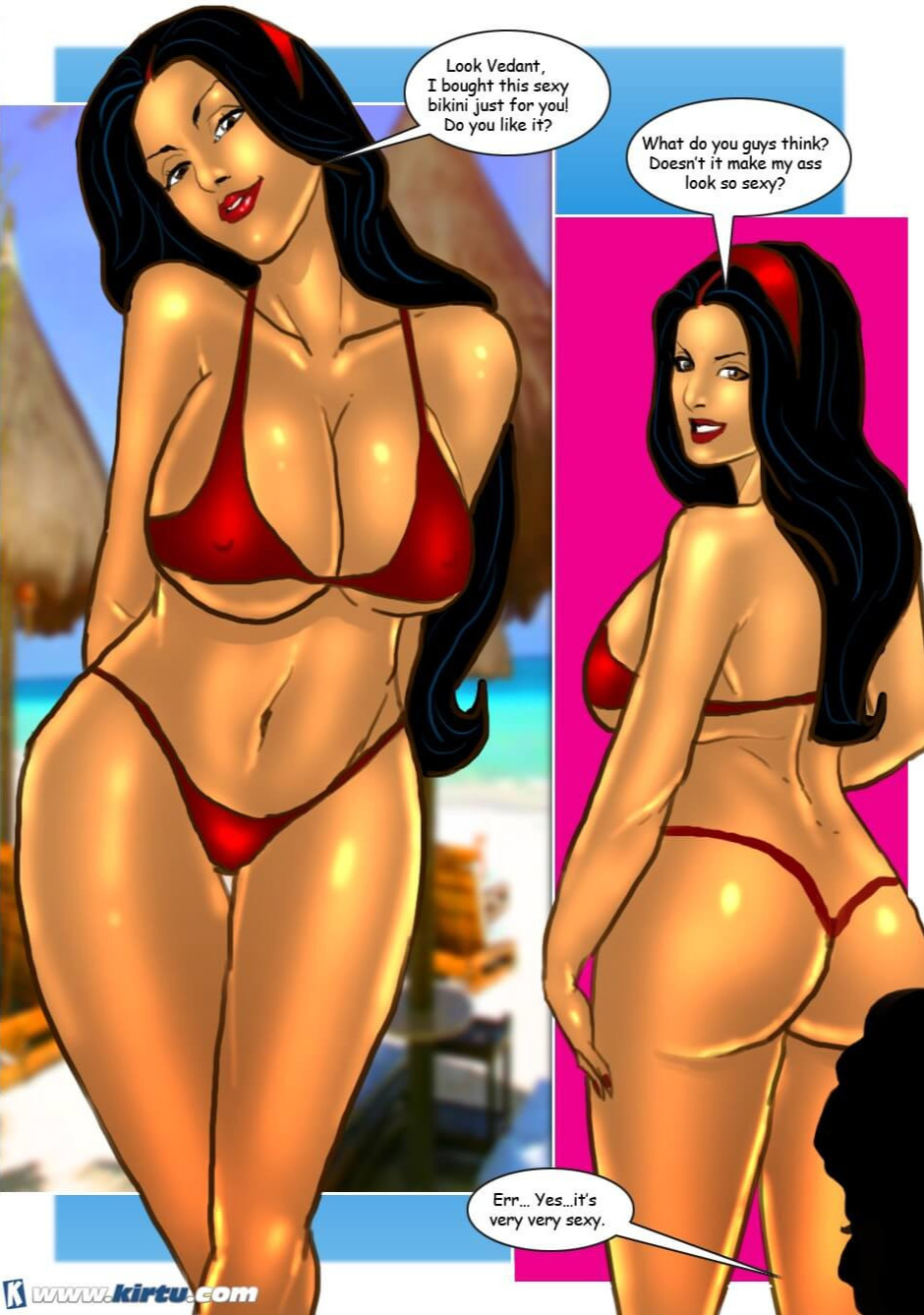 Savita Bhabhi Episode 33 Sexy Summer Beach page 6 full