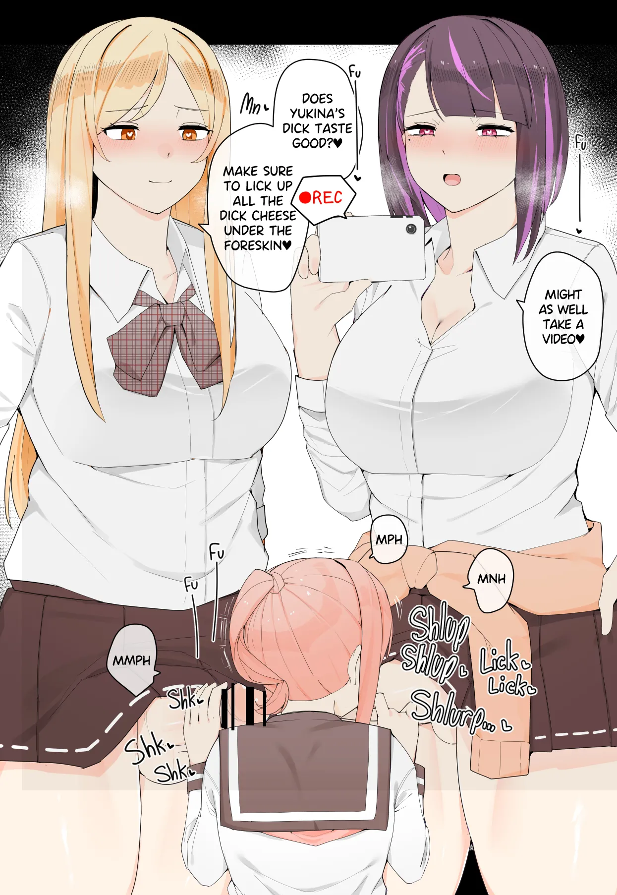 Having a Good Time with Futanari Gyarus page 5 full