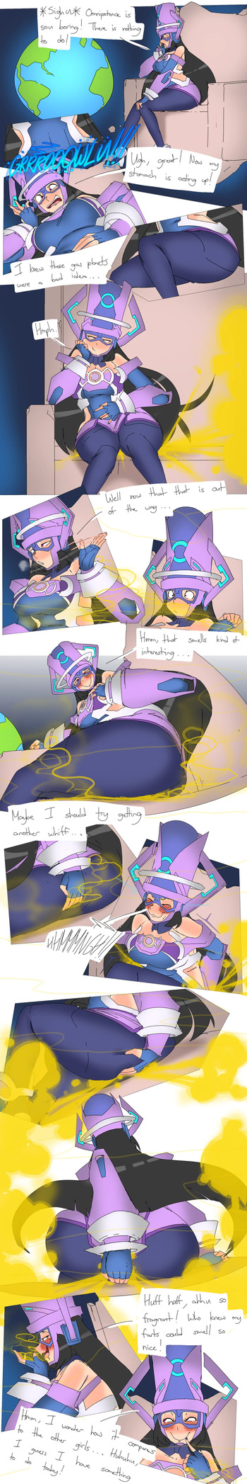 Galacta Sniffing the Marvel Girl's Farts cover