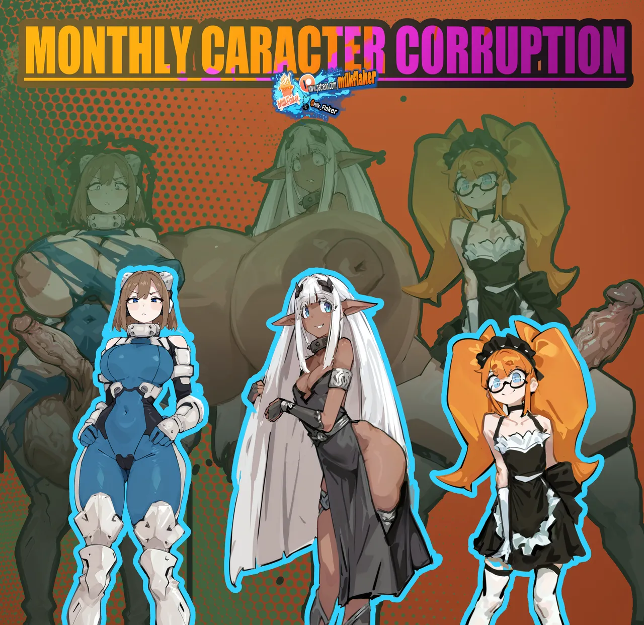 Monthly character corrupition-Milk flaker page 1 full