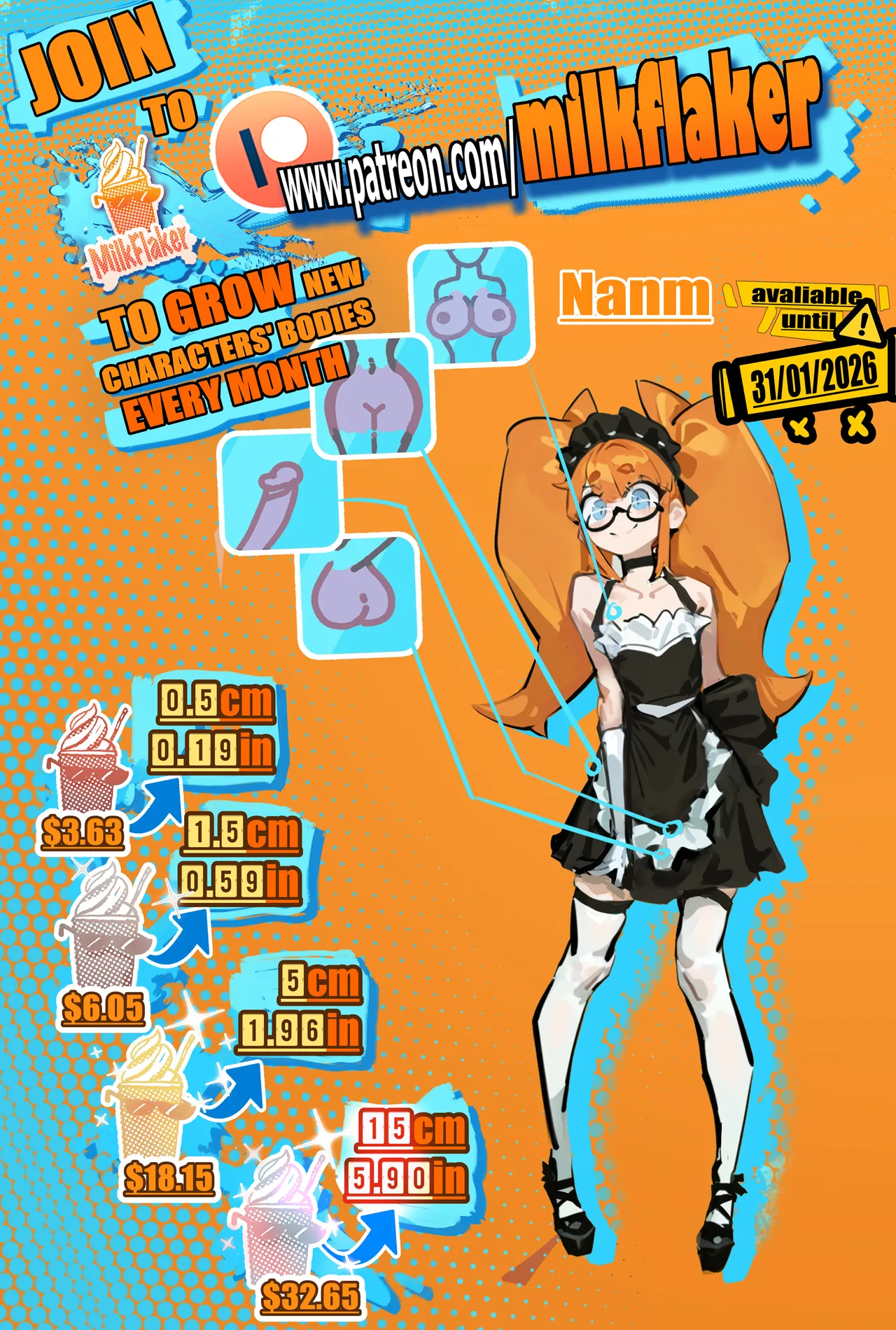 Monthly character corrupition-Milk flaker page 8 full