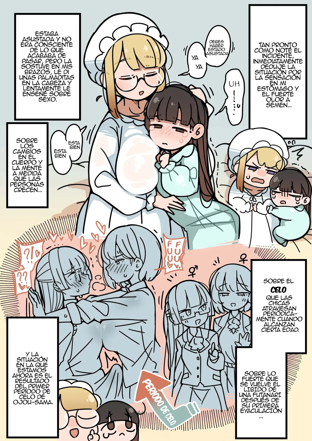 Junsui Junboku Futanari Ojou-sama Seitsuu｜La Señorita Futanari Pura e Inocente page 8 full