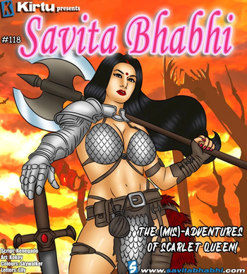Savita Bhabhi Episode 118 The -Adventures of Scarlet Queen cover