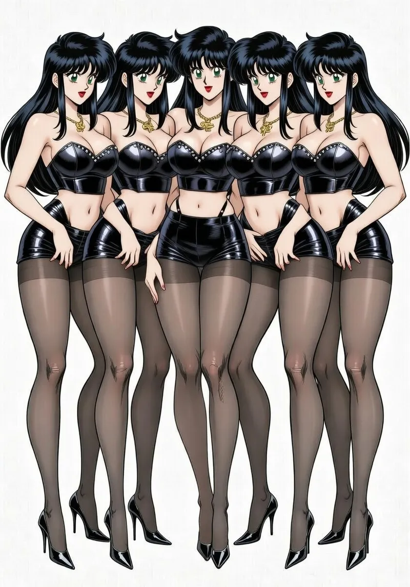 Haruka Inui inspired AI pantyhose models vol. 2 page 6 full