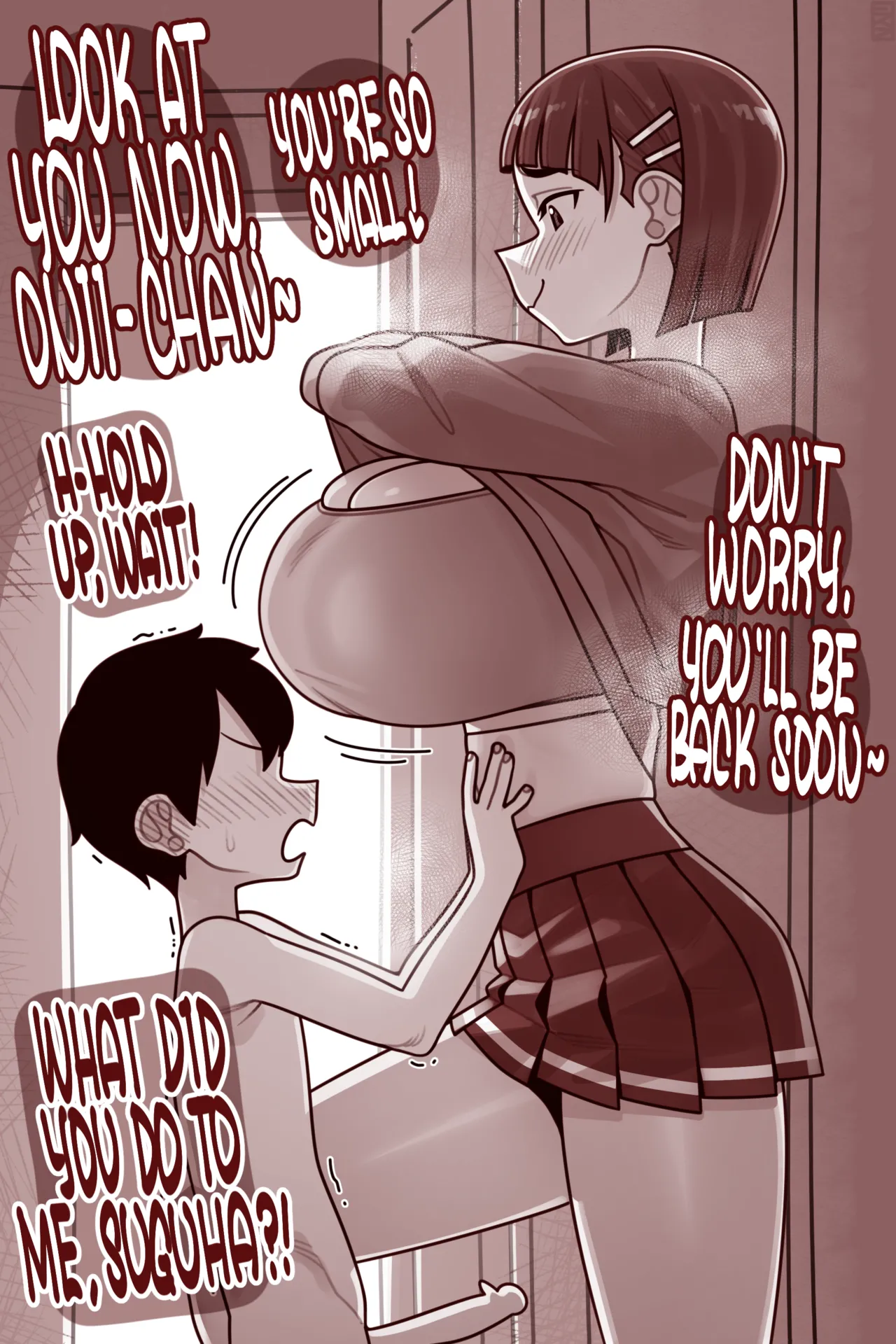 Suguha x li'l Kirito ZURI page 1 full