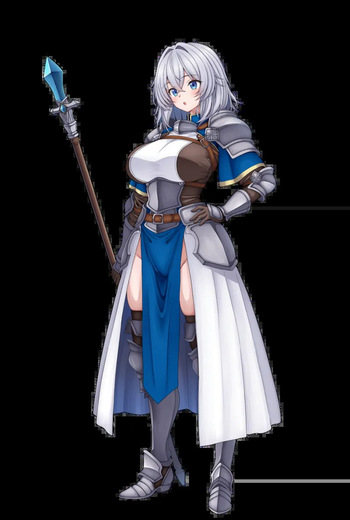 戦乙女と淫らな妖精の町 立ち絵 cover