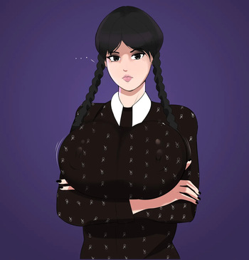 Wednesday Addams cover