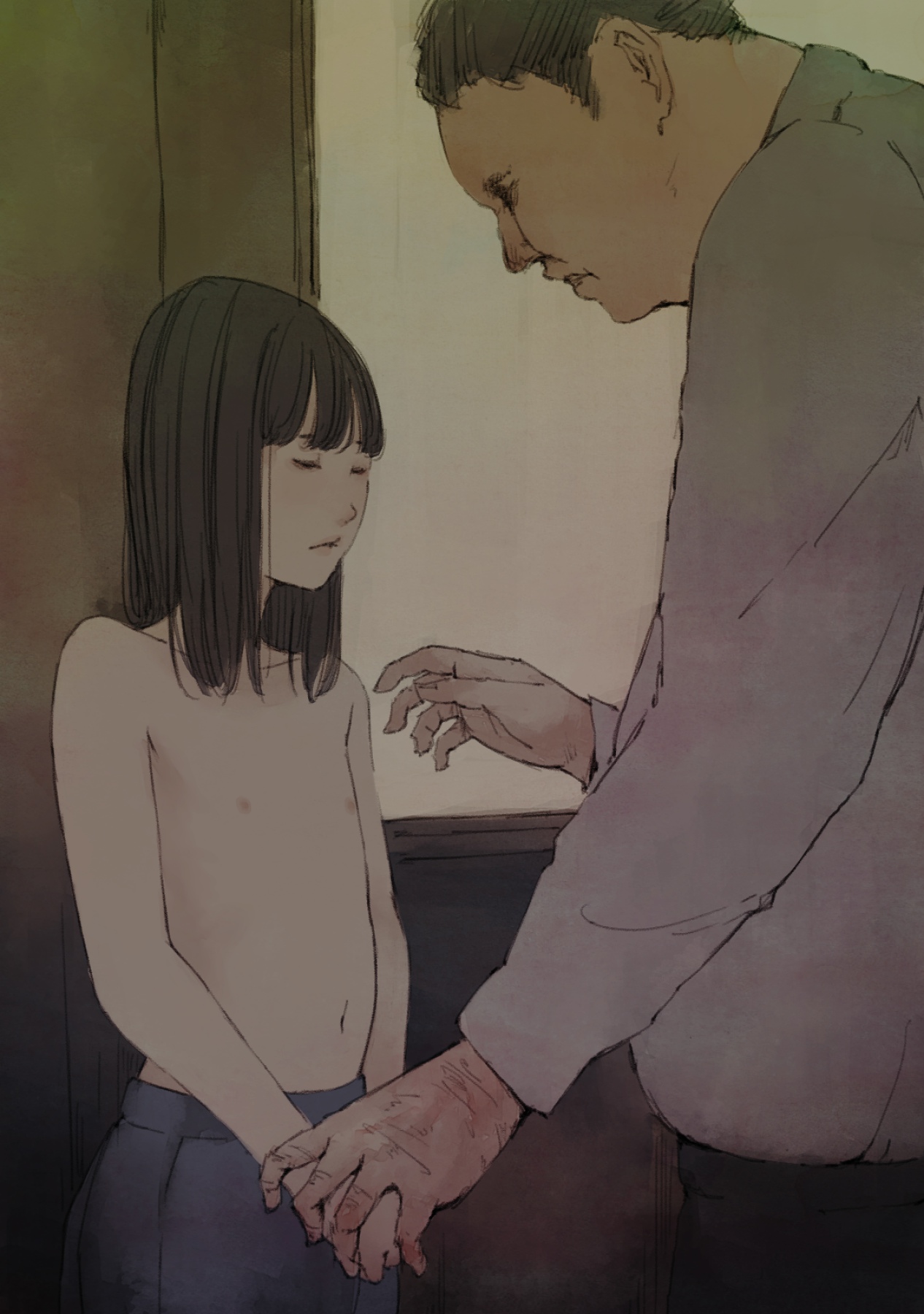 Itaikena shōjo ni osoi kakaru tsukiru koto ga nai otoko no seiyoku page 3 full
