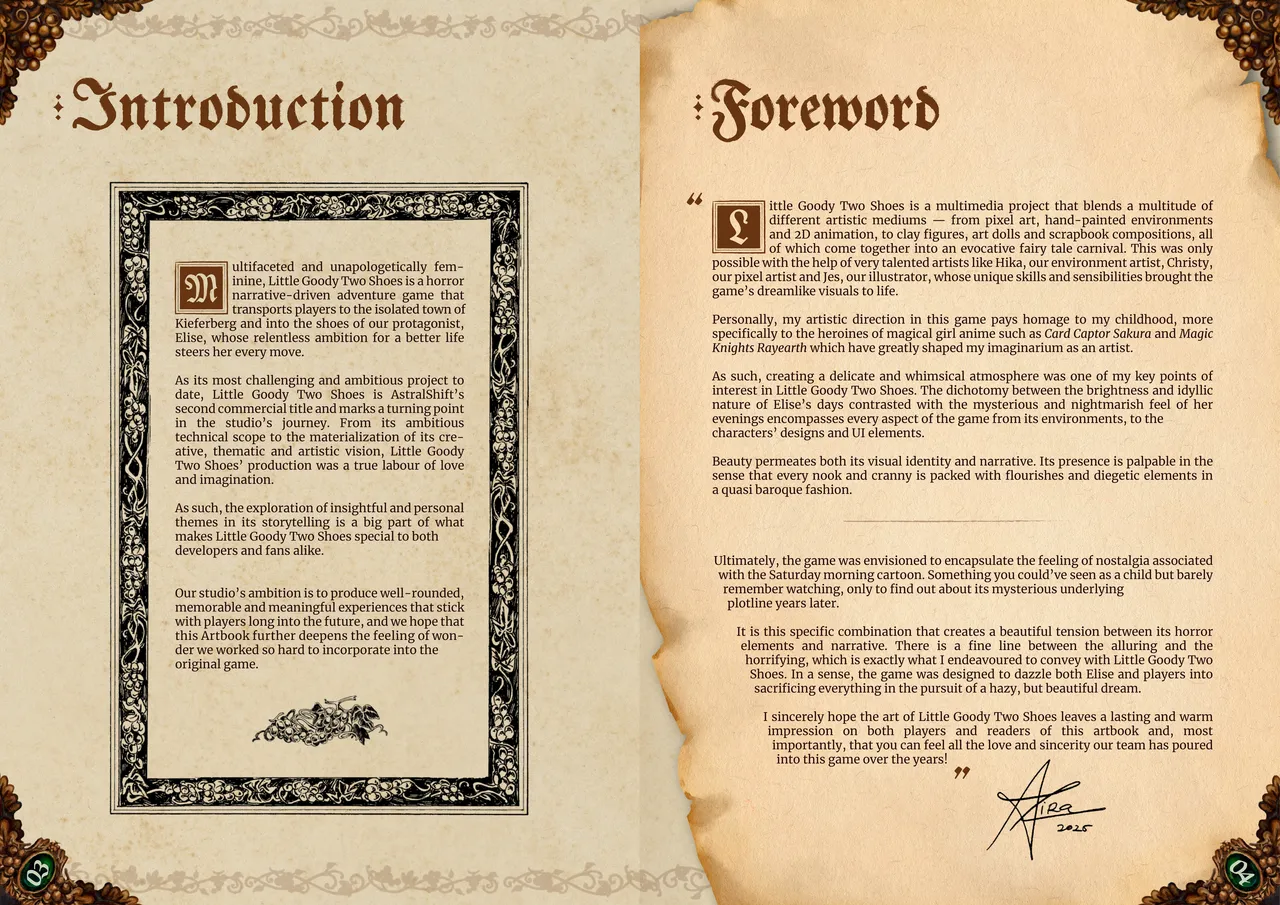 The Art Of Little Goody Two Shoes - Official Game Artbook page 4 full