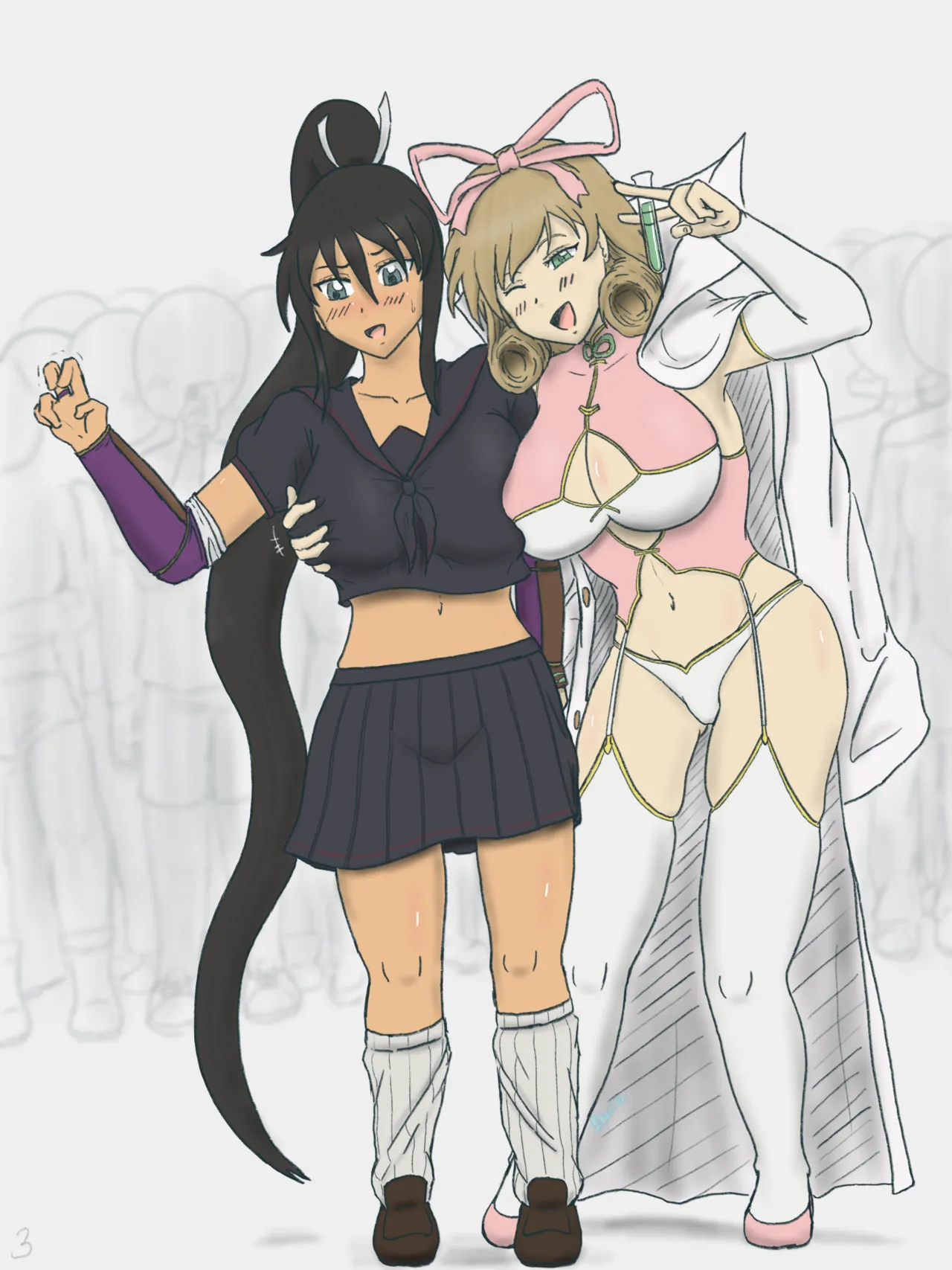 Guys to Homura and Haruka from Senran Kagura page 2 full