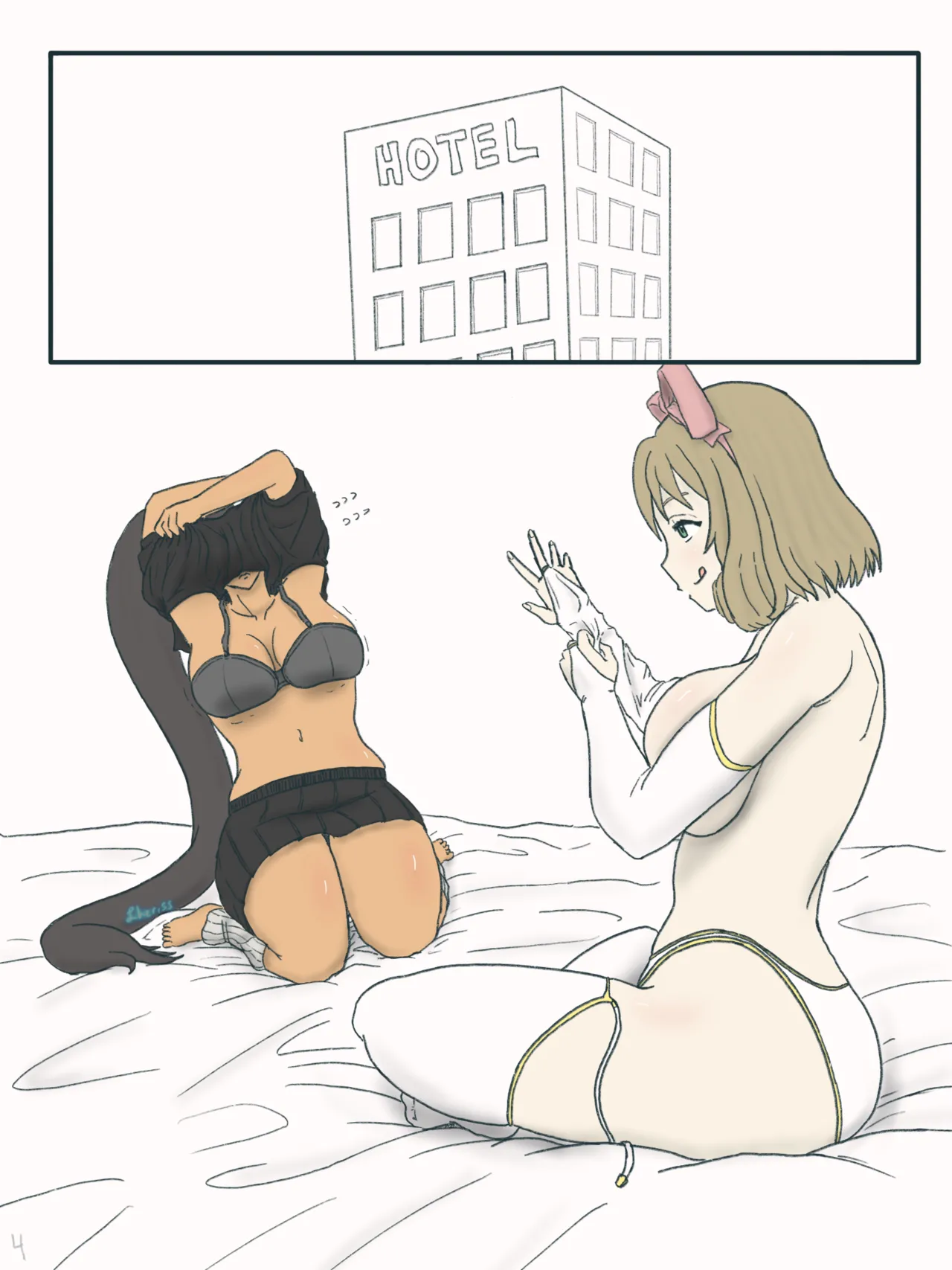 Guys to Homura and Haruka from Senran Kagura page 3 full