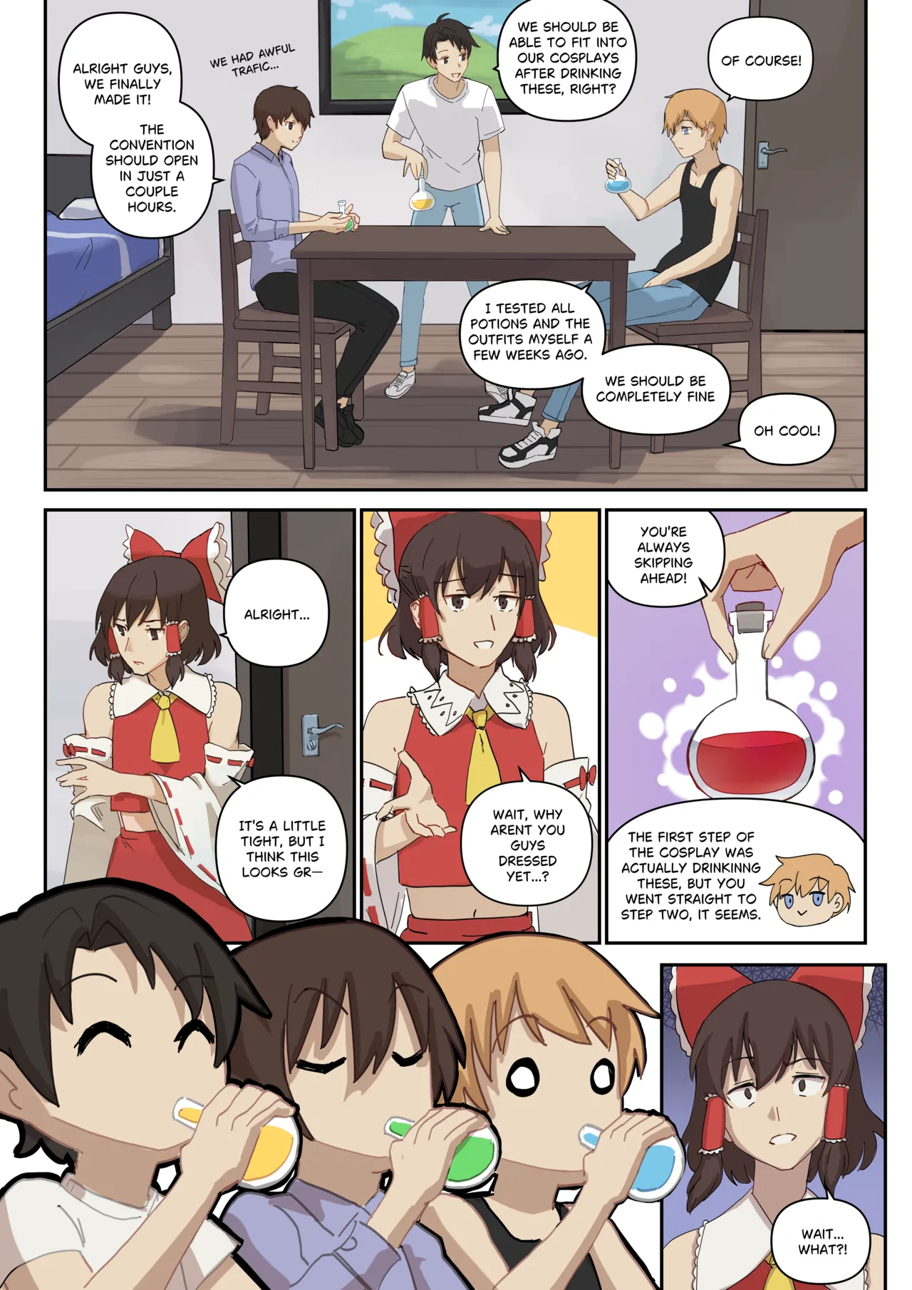 Touhou Cosplay page 1 full