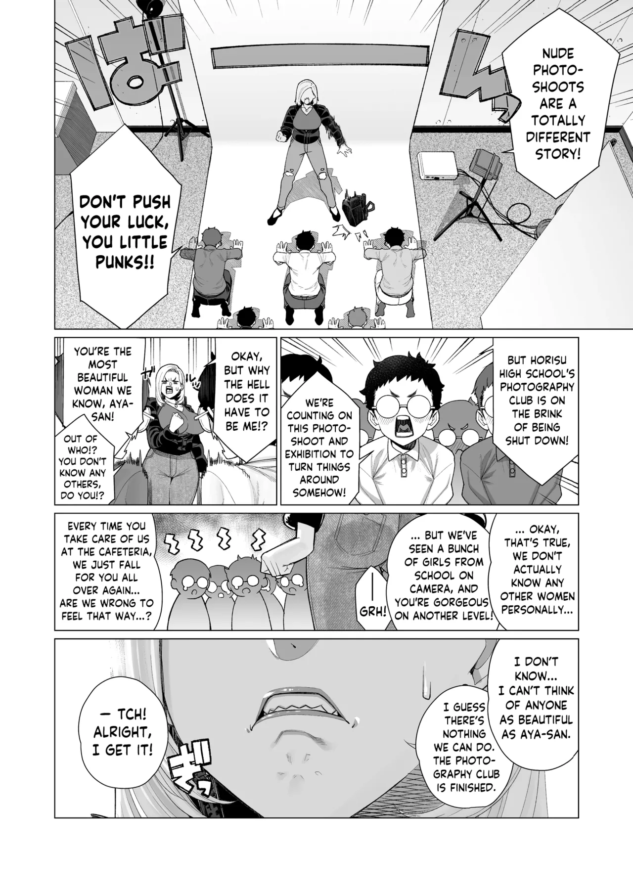 YanMama Chinmake Satsueikai | Yankee Mama's Photoshoot: Fucked by the Camera page 2 full