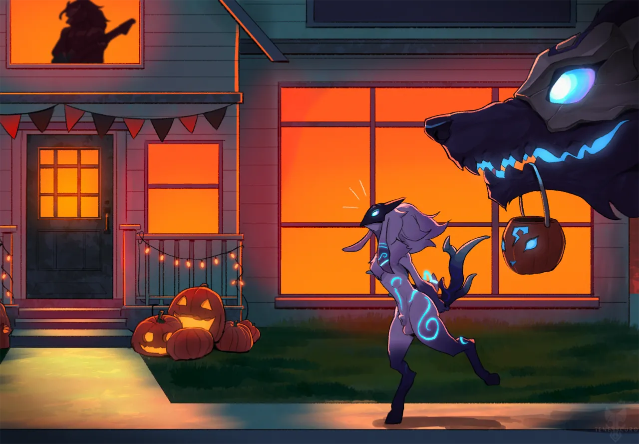 Halloween Night Spent with the Reaper page 1 full