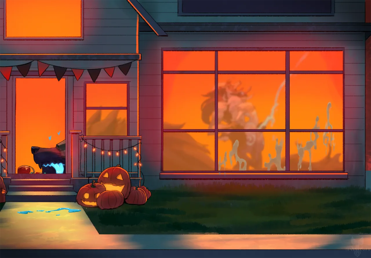 Halloween Night Spent with the Reaper page 6 full