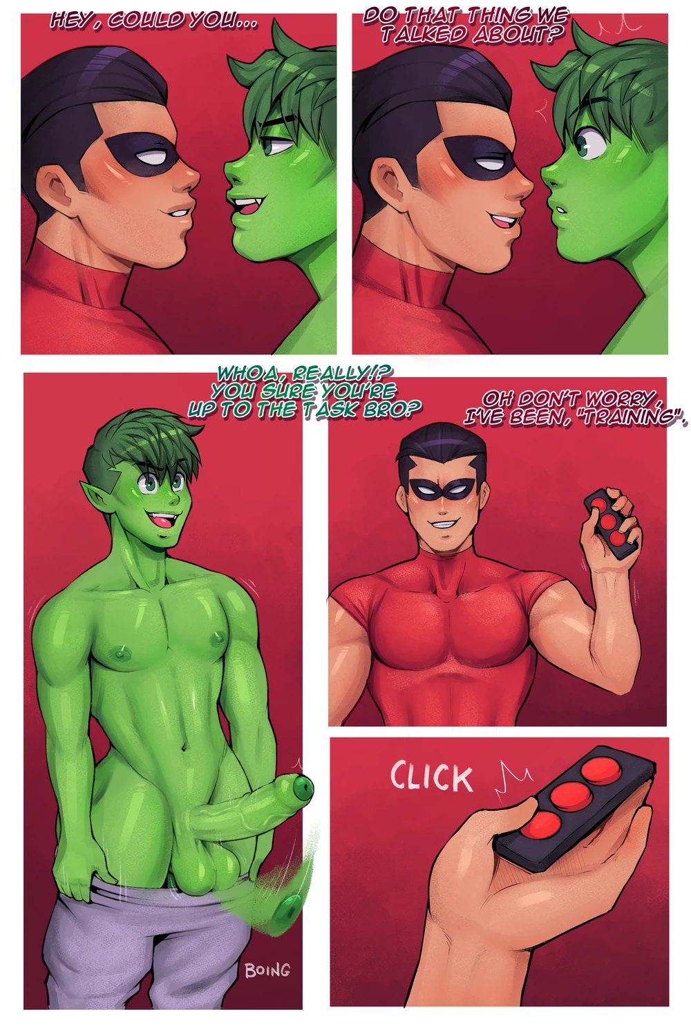Horsin’ Around – Beast Boy x Robin page 2 full