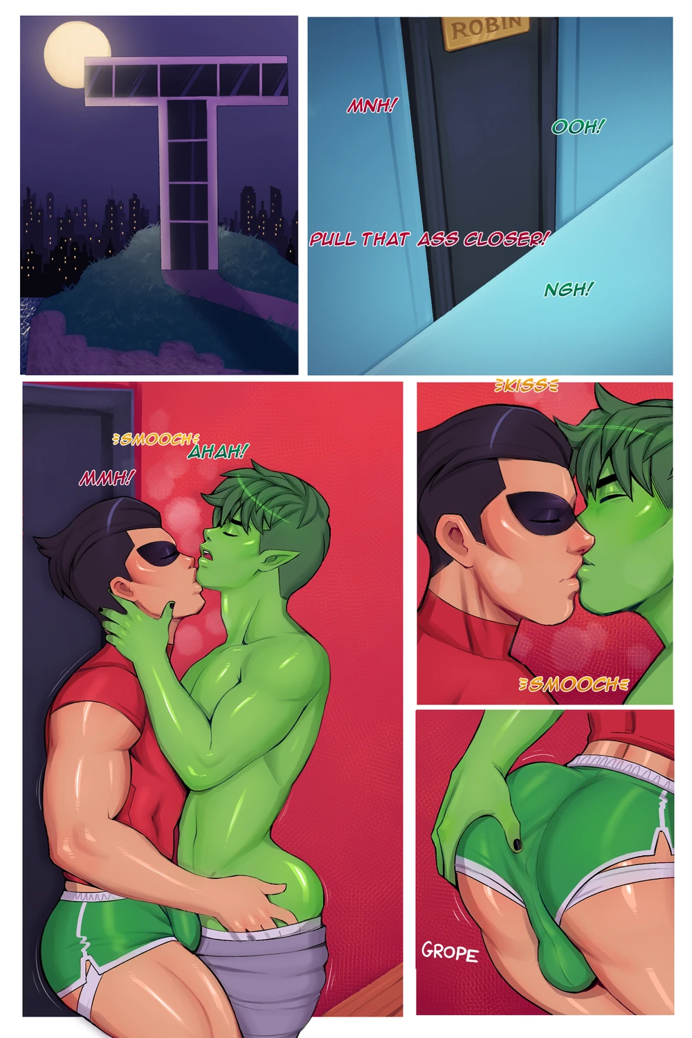 Horsin’ Around – Beast Boy x Robin page 3 full