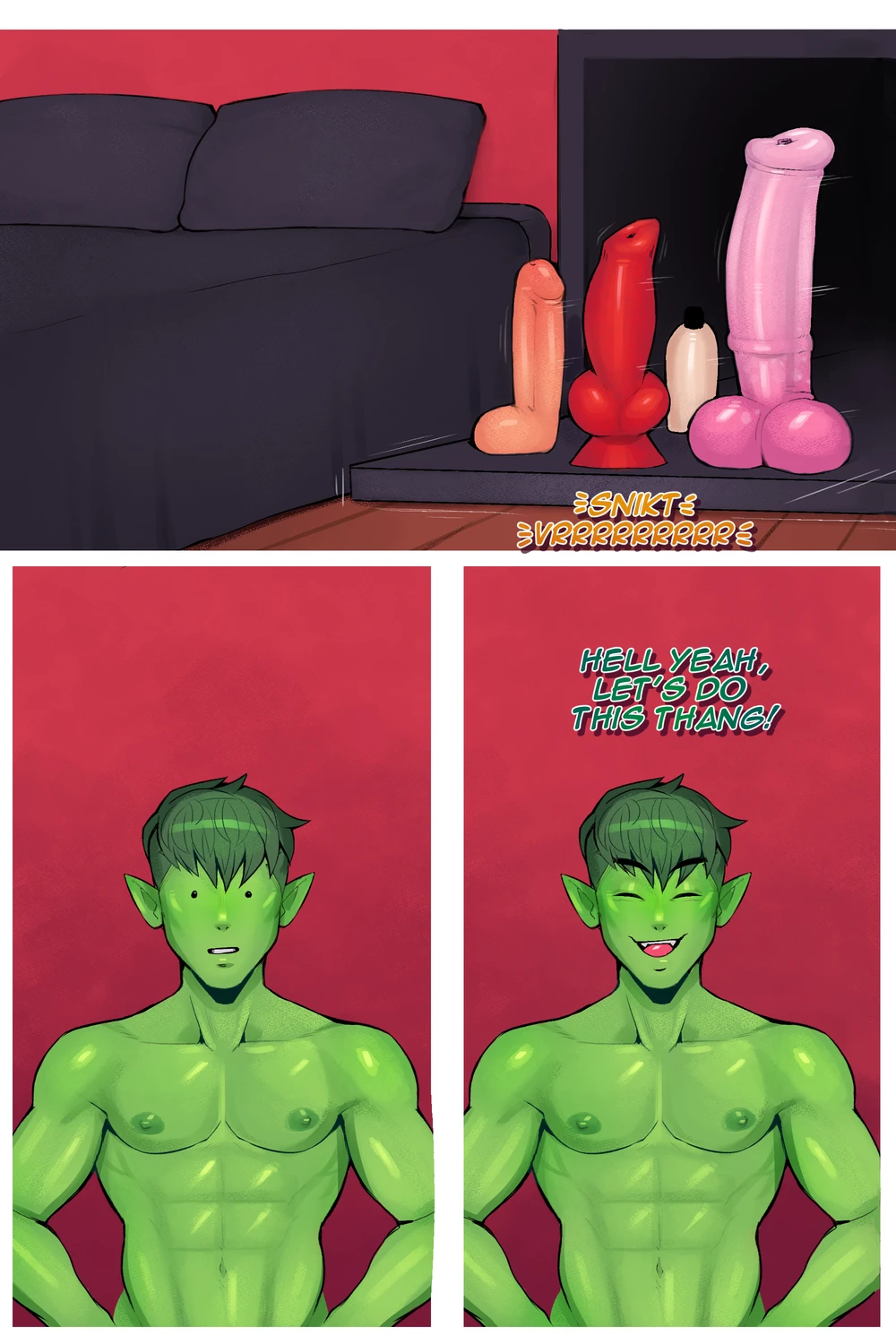 Horsin’ Around – Beast Boy x Robin page 4 full
