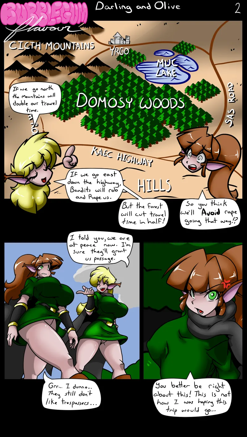 Bubblegum Flavour: Darling and Olive page 2 full