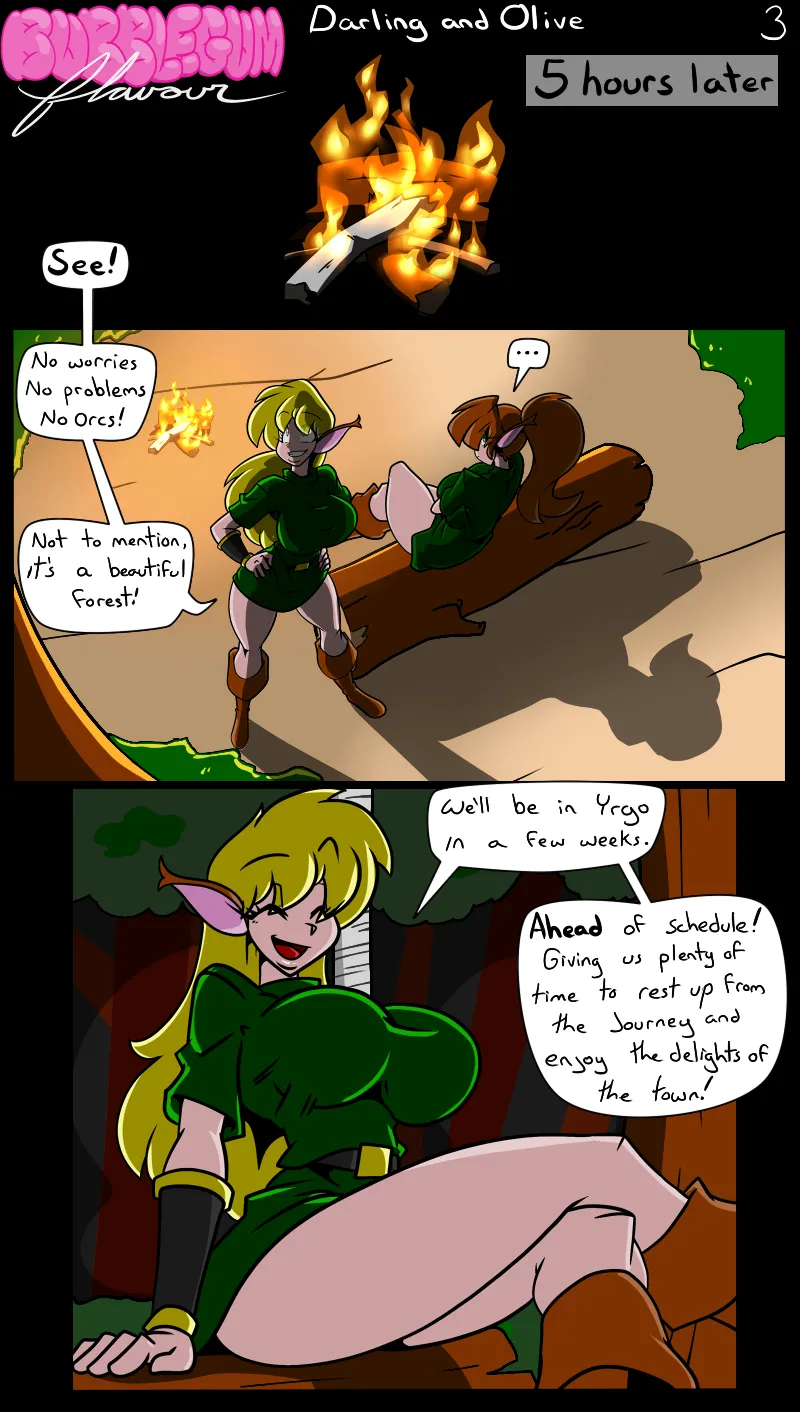 Bubblegum Flavour: Darling and Olive page 3 full