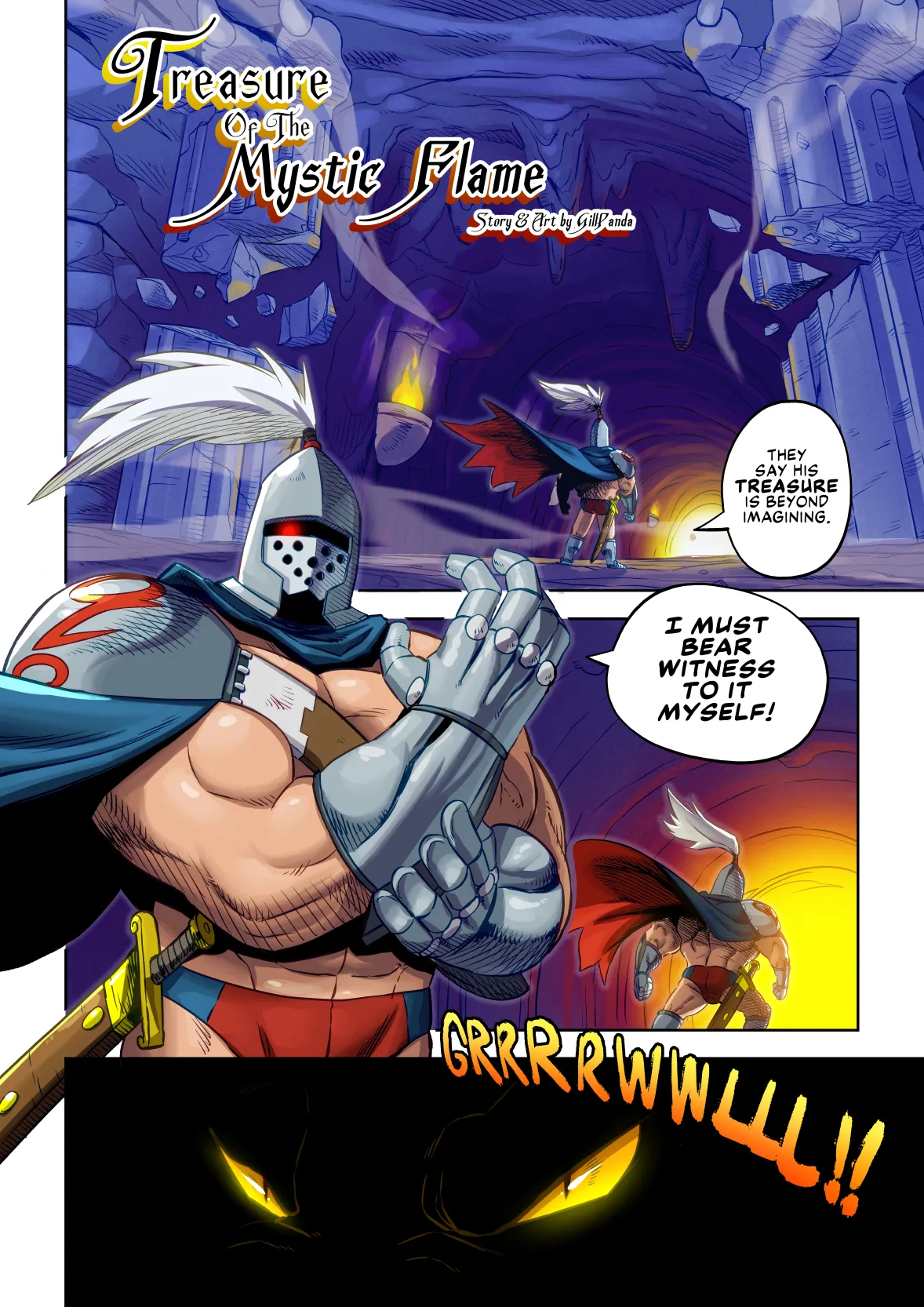 Treasure Of The Mystic Flame page 1 full