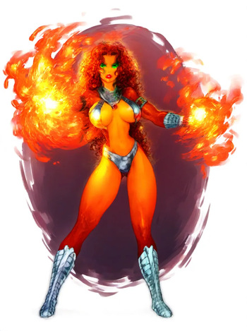 Starfire, A Princess Slave from Tamaran! cover
