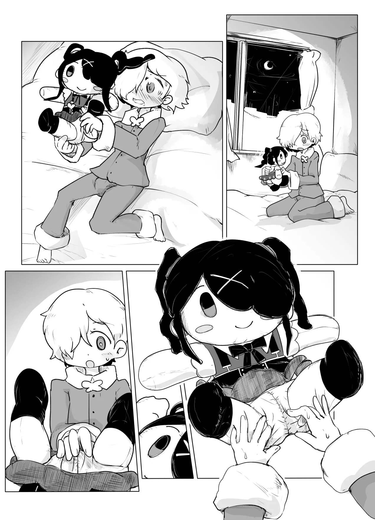 Nuigurumi kara Ningen-ka shita Ame-chan to Ecchi suru Manga page 9 full