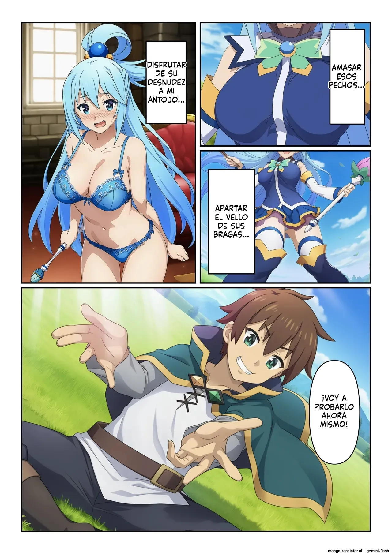 Kono moyoushi sareta sekai ni shukufuku o - エロエロ研究会  MTL page 4 full