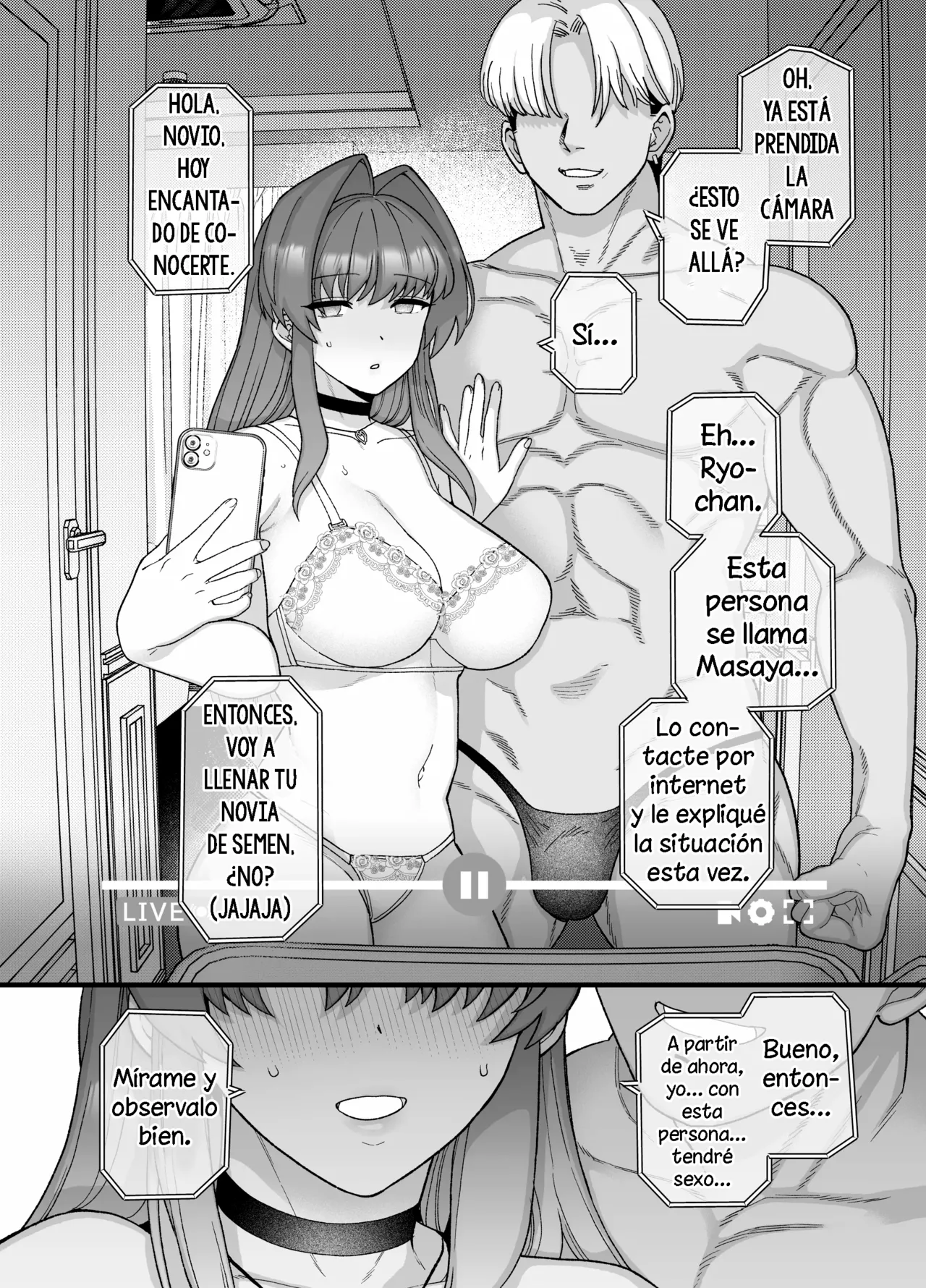 Netorase Trial Boku no Tame ni Neru Kanojo｜Prueba Netorase׃ Mi Novia Se Acuesta Con Otro Por Mí page 9 full