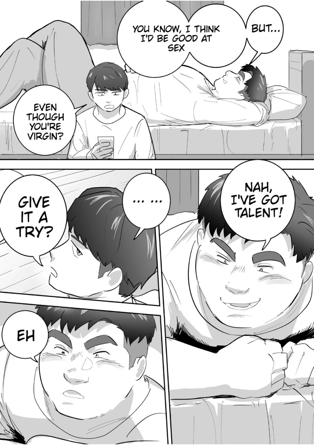 Gachimuchi Dōtei Kun To Jareattetara Gachi De Kōfun Shitete Yabai | Messing Around With Virgin Buff Dude, Got Seriously Turned On page 10 full