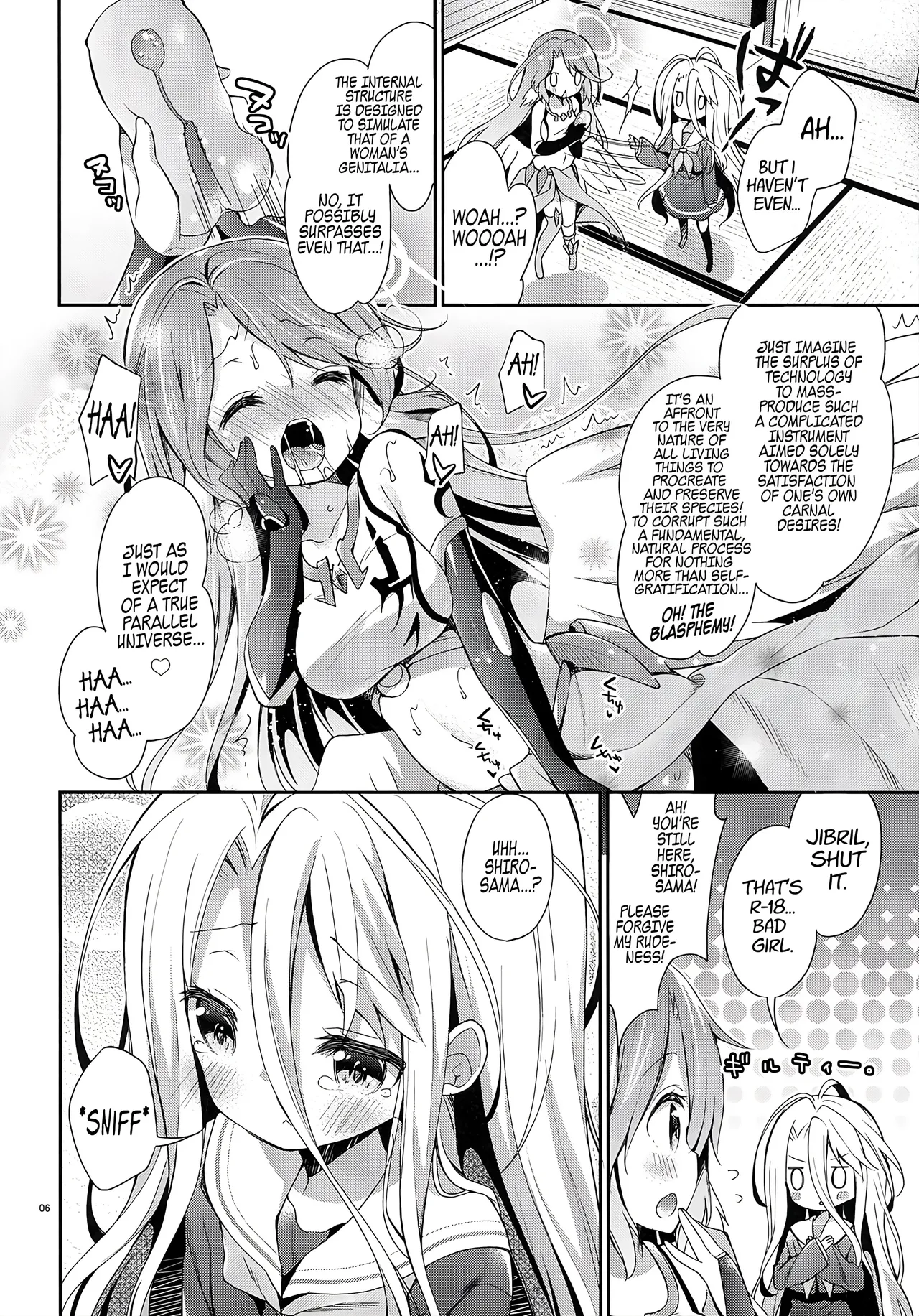 "Shiro... Kyou kara Kodomo Onaho ni, Naru" | Starting Today, Shiro becomes a Loli Onahole page 5 full