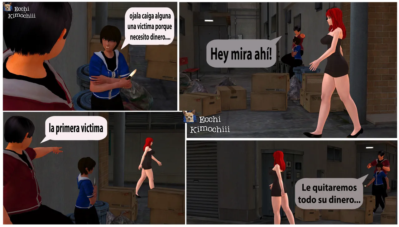 El robo en el callejón - Hecho por Ecchi Kimochiii page 3 full